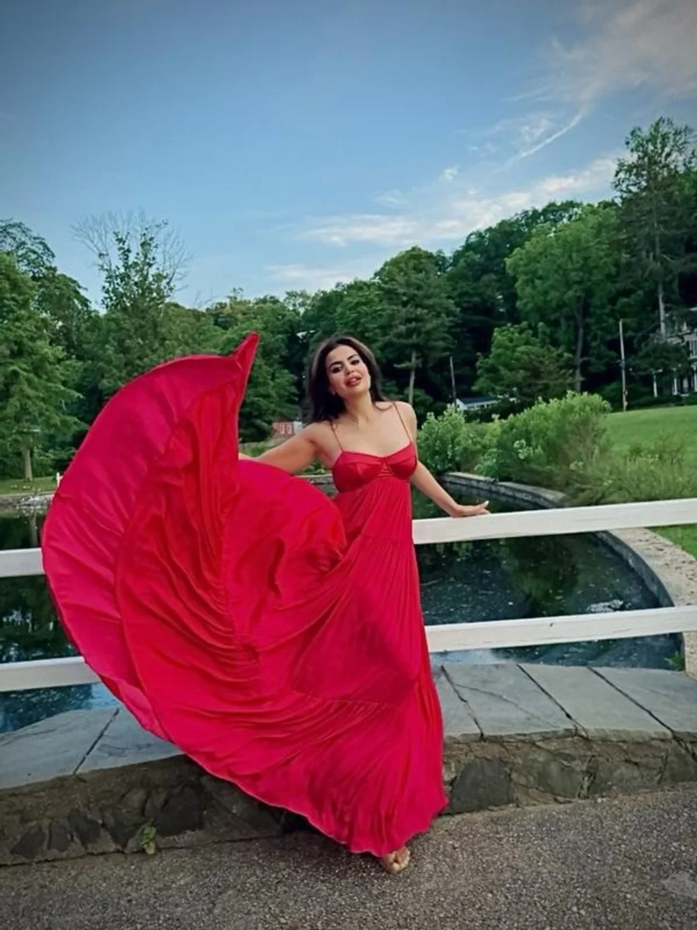 Free People Red Freya bustier Maxi Dress - Picture 9 of 9